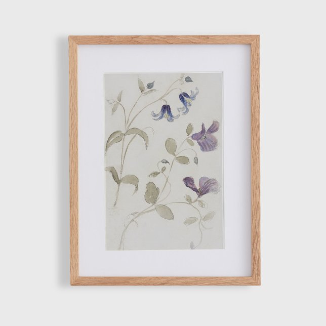 Poster Flores em aquarela vintage (Criador carregado)