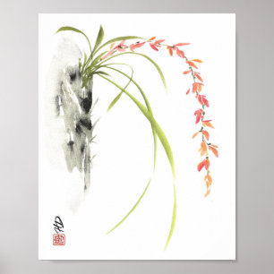 Poster Flores em Cascata