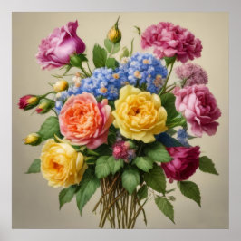 Poster Flores em plena floração