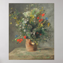 Flores em um Vase - Auguste Renoir Fine Art