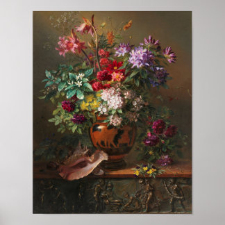 Poster Flores em um Vaso Grego por J.J. van Os