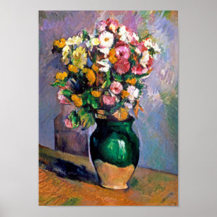 Poster Flores em Vase, Cezanne