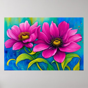 Poster Flores floridas