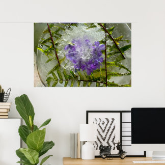 Poster Flores Geladas,