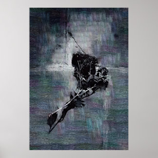 Póster Flores Góticas