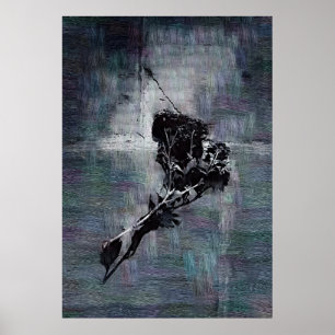 Póster Flores góticos