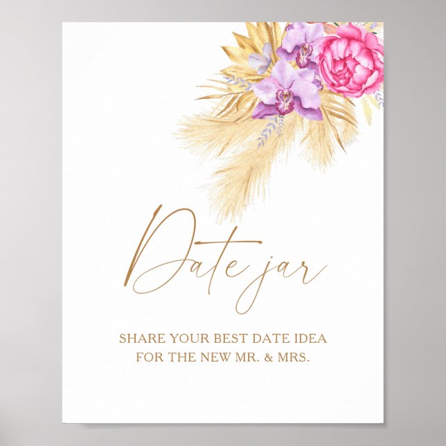 Poster Flores - ideias para uma noite romântica. Jogo de  (Frente)
