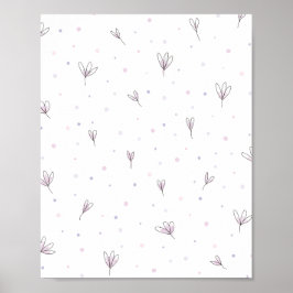 Poster Flores Lilac