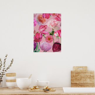 Poster Flores lindas