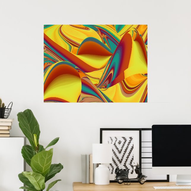 Poster Flores Mágicas de Primavera Verão Outono (Escritório em casa)