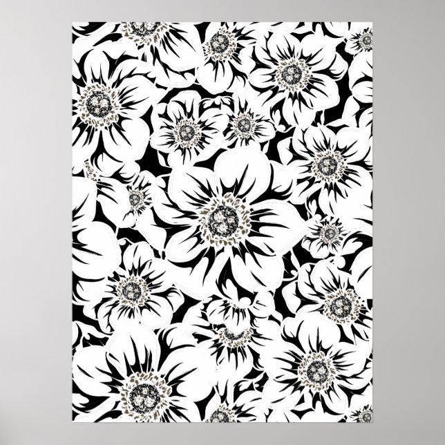 Poster Flores Mandala 6 (Frente)