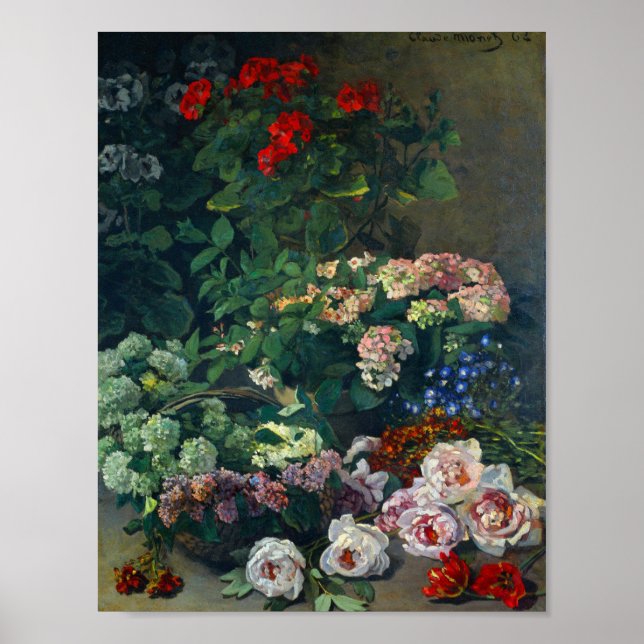 Poster Flores Monet Spring (Frente)