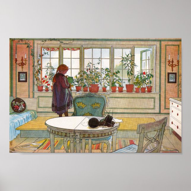 Poster Flores na janela (Frente)