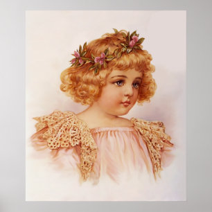 Póster Flores no Cabelo