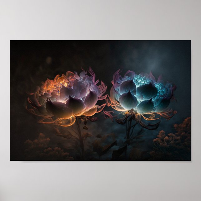 Poster Flores Noturnas (Frente)