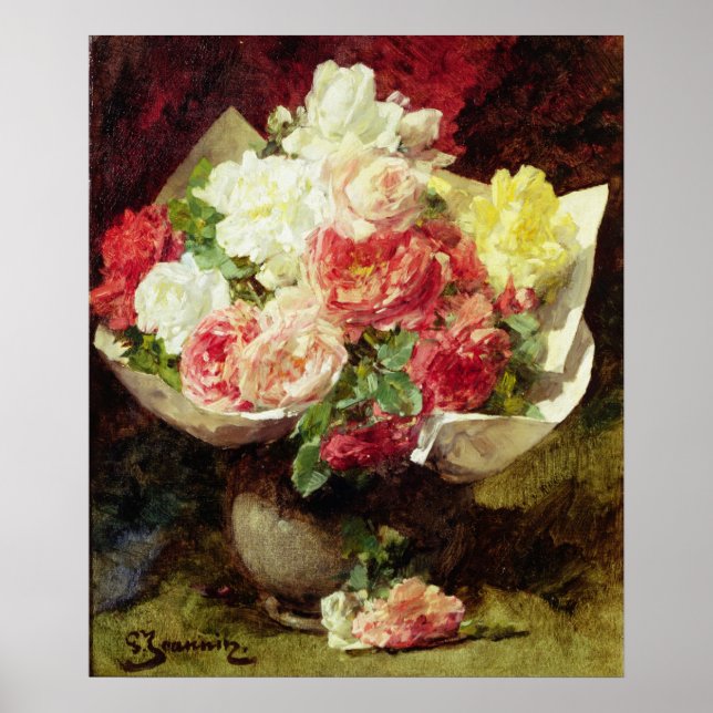 Póster Flores num Vaso (Frente)