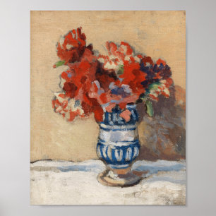 Poster Flores num Vaso Azul   Christopher Wood