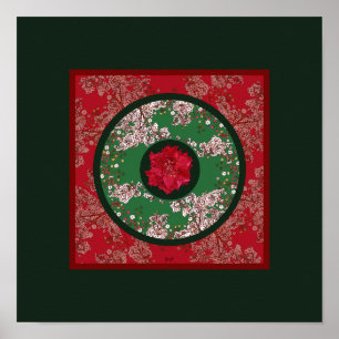 Poster Flores para o Natal