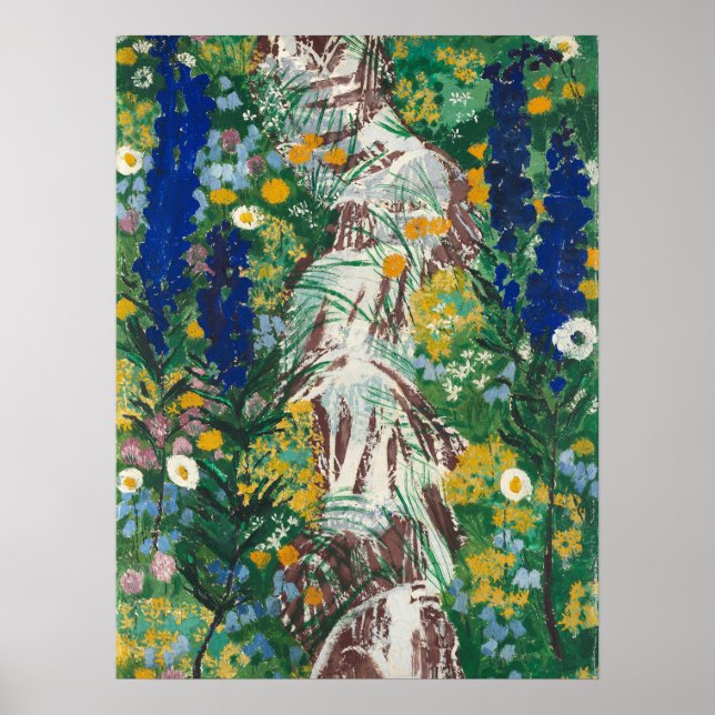 Poster Flores pelo Stream | August Babberger (Frente)