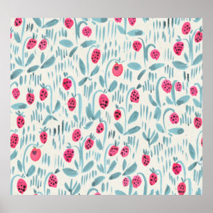 Poster Flores Pequenas: Sem Costura