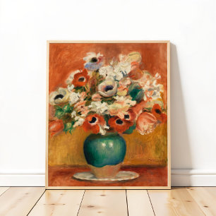 Poster Flores por August Renoir, Arte