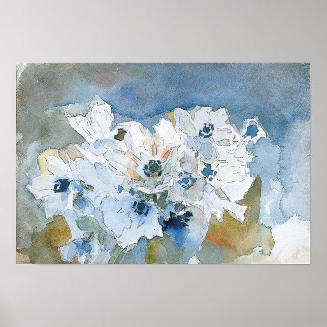 Poster Flores por Vrubel (Frente)