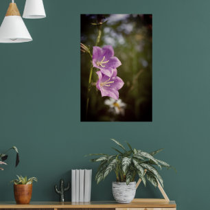 Poster Flores Românticas e Sombrias – Fantasia Botânica B