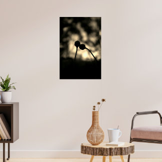 Poster Flores Românticas e Sonhadoras – Fantasia Botânica