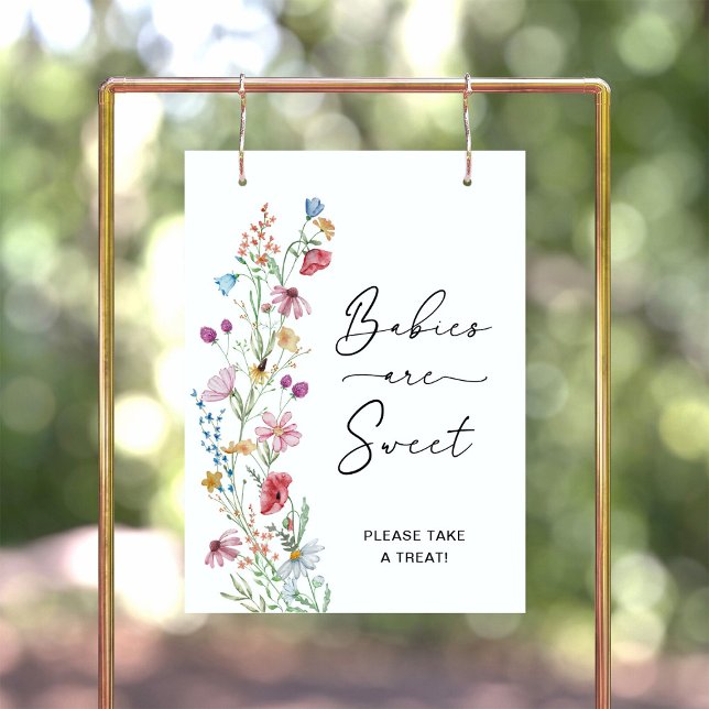 Poster Flores selvagens Os bebês são doces (Criador carregado)