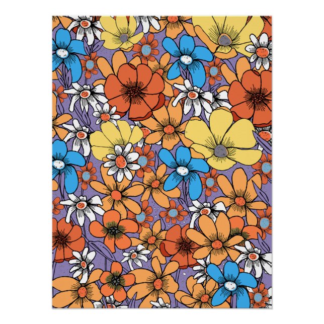 Póster Flores silvestres (Frente)
