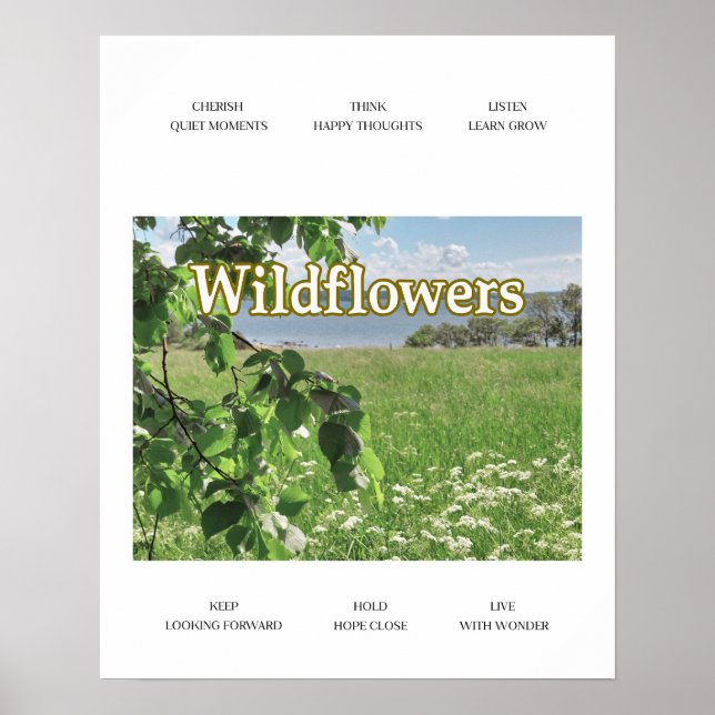 Poster Flores silvestres (Frente)
