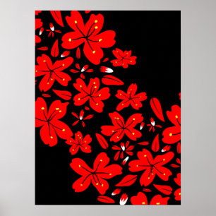 Poster Flores Vermelhas