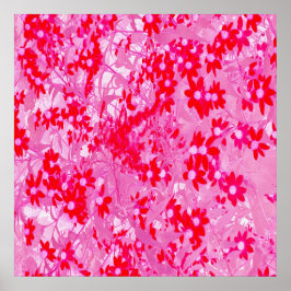 Poster Flores Vermelhas bonito