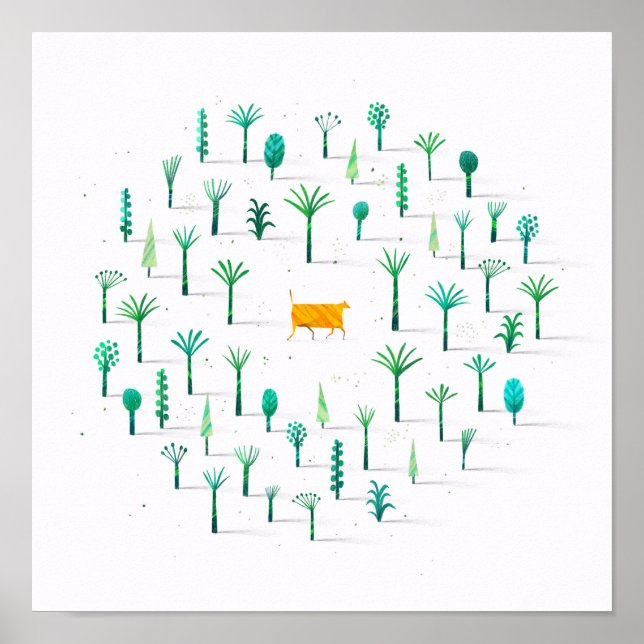 Poster Floresta (Frente)