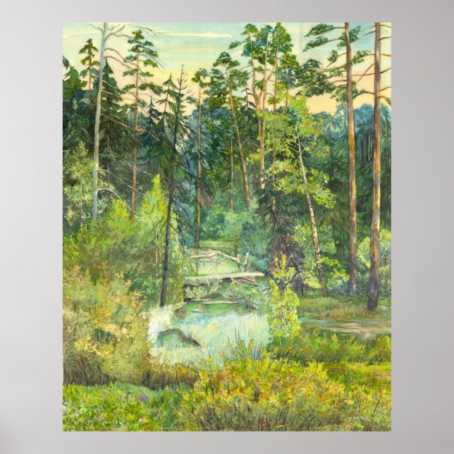 Poster Floresta (Frente)