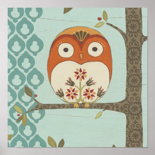 Poster Floresta Caprichosa I (Frente)