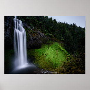 Póster Floresta da cachoeira