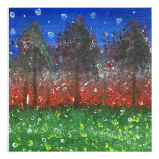 Póster Floresta da Meia-Noite 