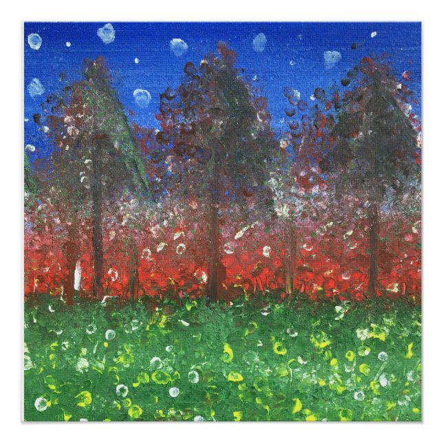 Póster Floresta da Meia-Noite  (Frente)