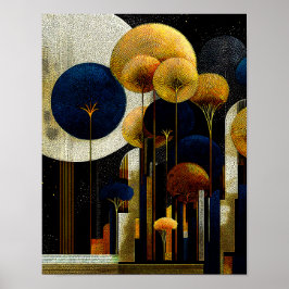 Poster Floresta da Meia-Noite #7 - Download Digital 4x5