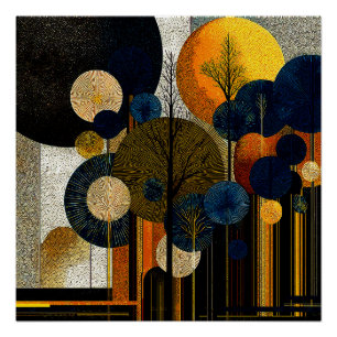 Póster Floresta da Meia-Noite no Planeta Mercúrio #1