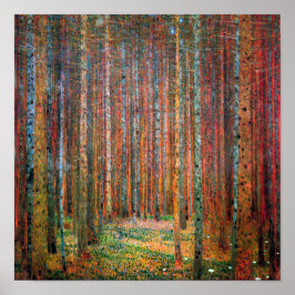 Poster Floresta de Abetos | Sr. Gustav Klimt |