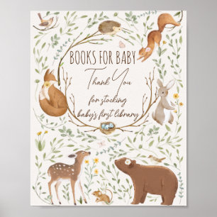 Poster Floresta de Animais da Floresta Livros Amigos para