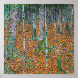 Poster Floresta de Bétulas | Gustav Klimt |