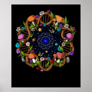 Poster Floresta de DNA