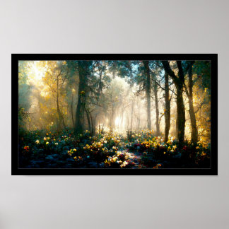 Poster Floresta de Fantasia 5