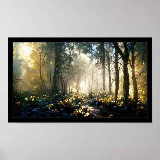 Poster Floresta de Fantasia 5 (Frente)