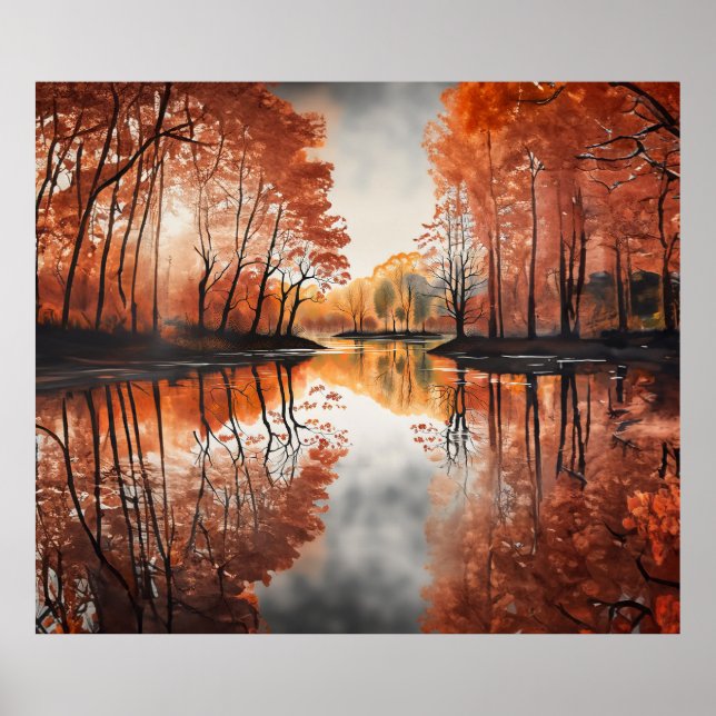 Poster Floresta de Fiação (Frente)