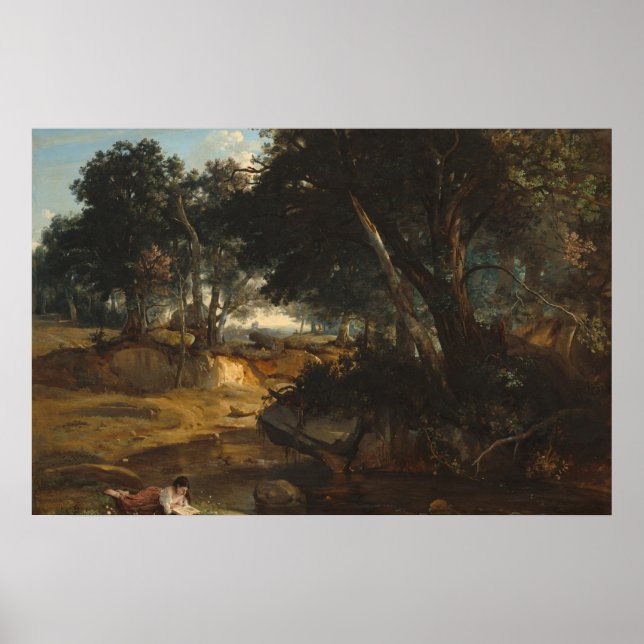 Poster Floresta de Fontainebleau (Frente)