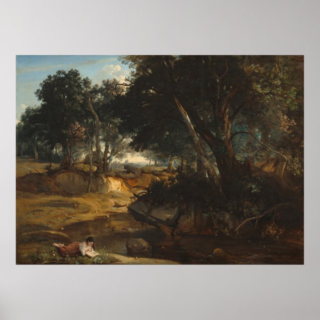 Poster Floresta de Fontainebleau (Frente)